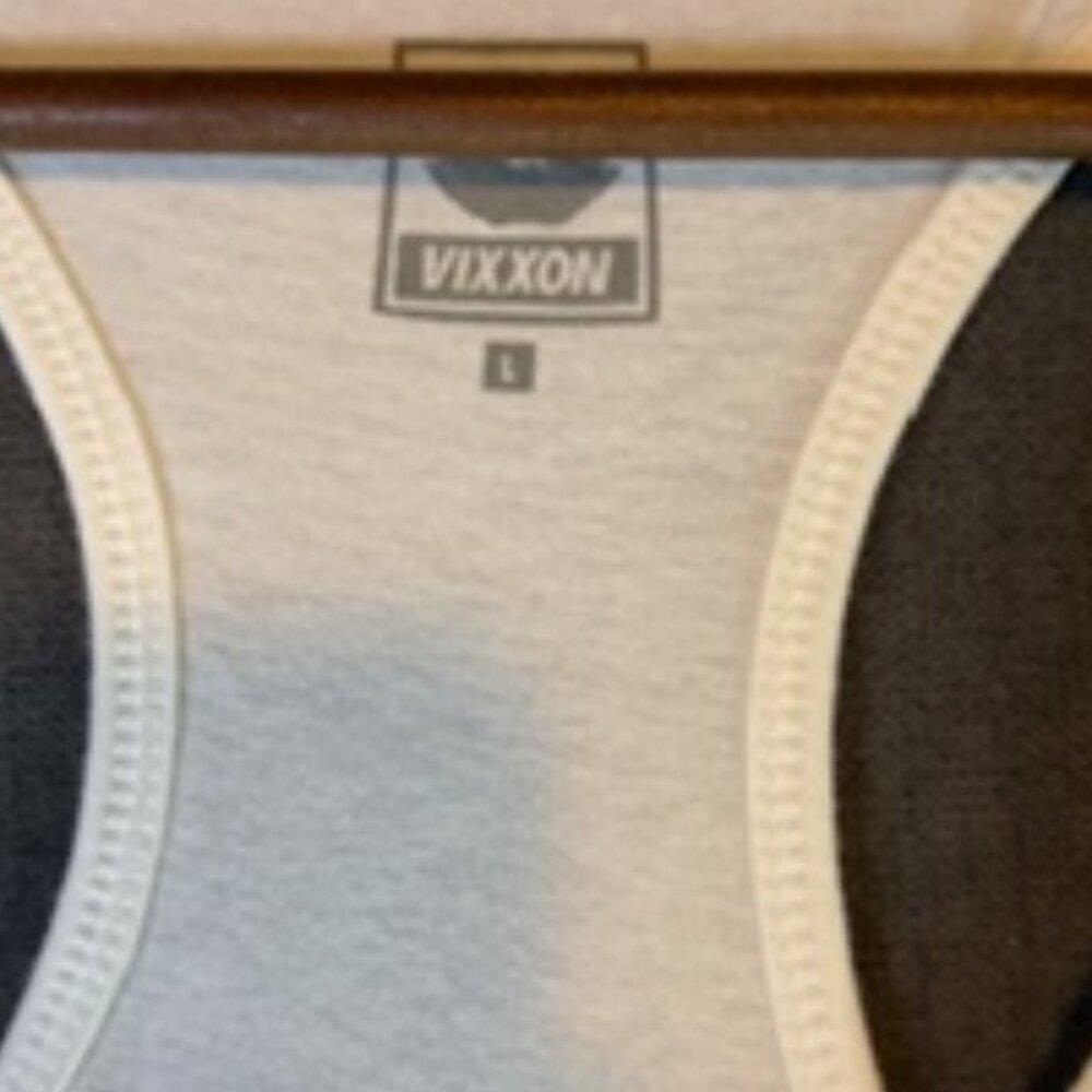 VIXXON/DIXXON White Lips racerback tank top from DIXXON Flannel Co. Size Large - Picture 2 of 3
